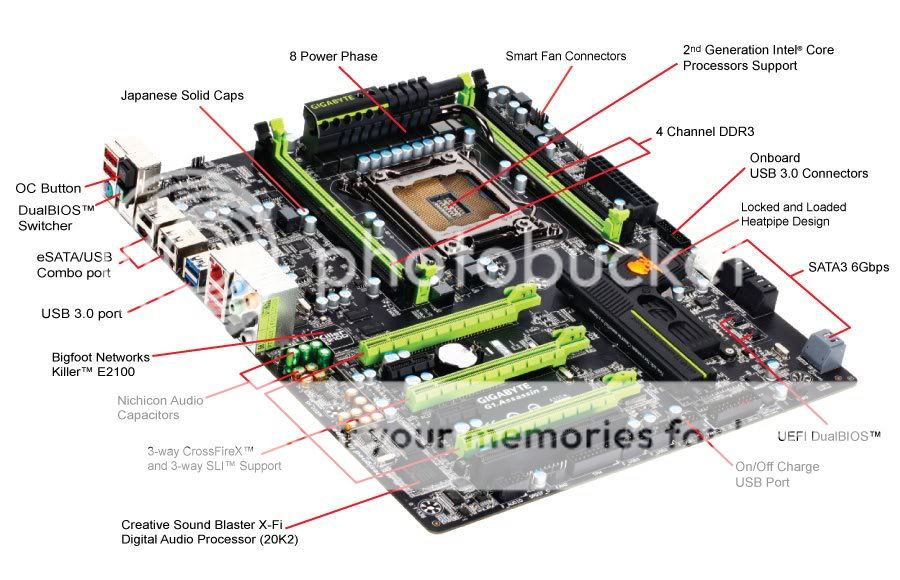 thùng máy i7 3930k ; nhiều lcd 24inch khủng co đồ họa ,lcd 17' 19' và 1 số linh kiện - 2